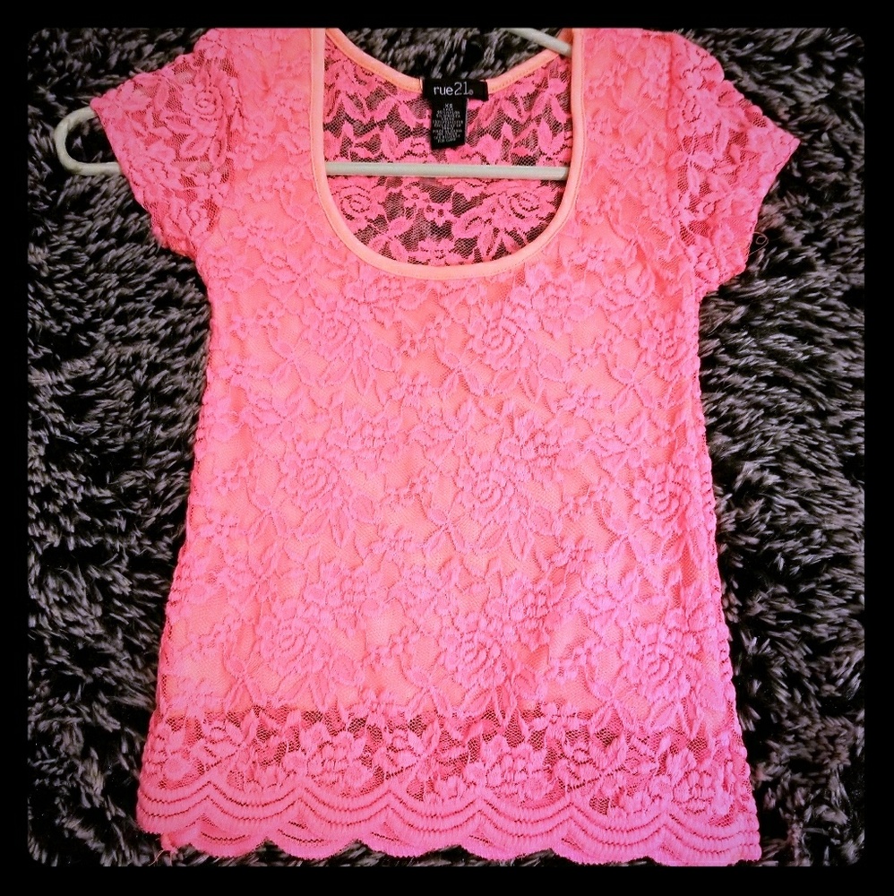 Lace crop top